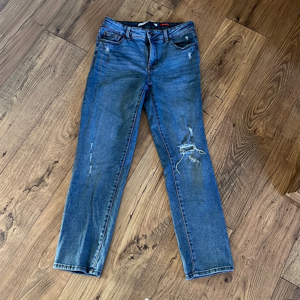 Women’s celebrity pink mom jeans